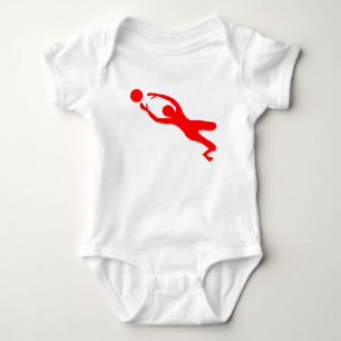 Body Para Bebê Meta Keeper - Vermelho
