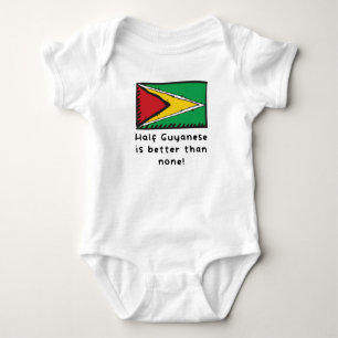 Body Para Bebê Metade Do Guianense É Melhor Do Que Nenhuma Gaian