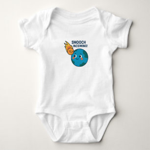 Body Para Bebê Meteoro bonito e desenho animado da Terra - "Smooc