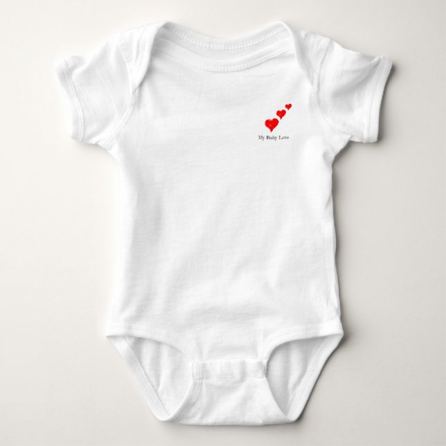 Body Para Bebê Meu Amor Bebê (Frente)