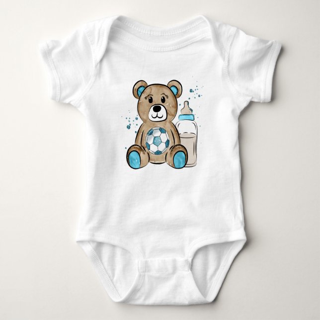 Body Para Bebê Meu Belo Urso (Frente)