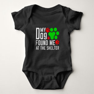 Body Para Bebê Meu Cachorro Me Encontrou No Cachorro De Abrigo En