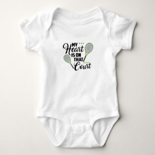 Body Para Bebê Meu coração está nesse tribunal