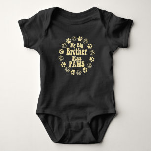 Body Para Bebê Meu Grande Irmão Tem Patas - Bonitas