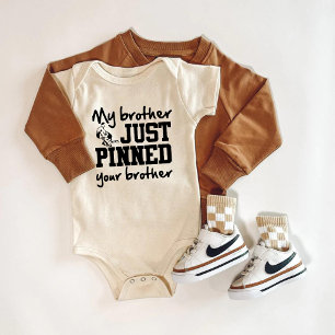 Body Para Bebê Meu Irmão Enfiou Sua Luta Irmão