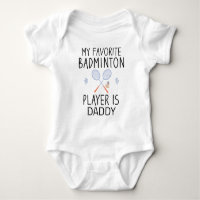 Meu jogador de badminton favorito é papai - Badmin