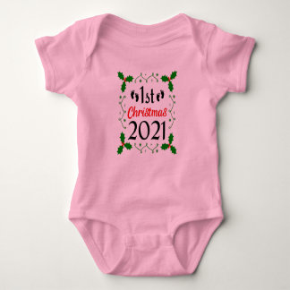 Body Para Bebê Meu Natal de 1rua 2021