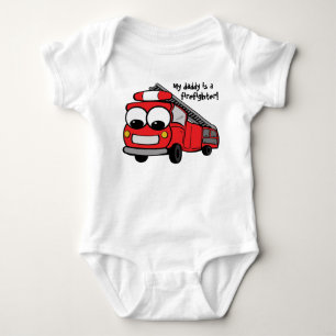 Body Para Bebê Meu pai é um sapador-bombeiro - bebê