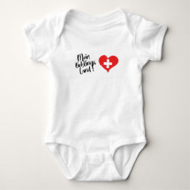 Body Para Bebê Meu país favorito