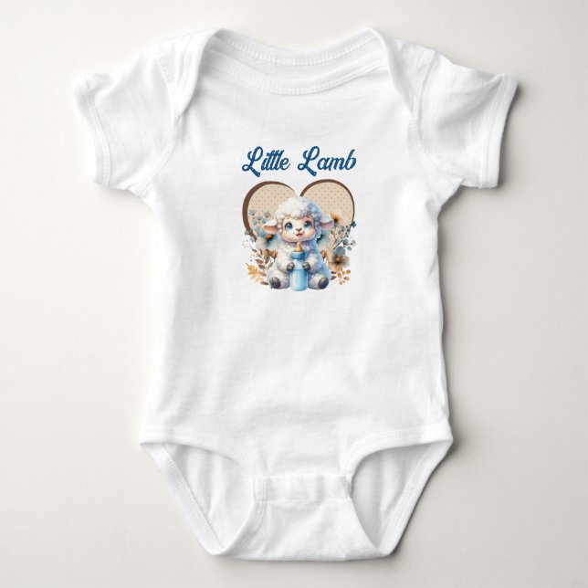 Body Para Bebê Meu Pequeno Cordeiro (Frente)