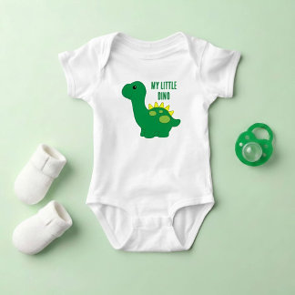 Body Para Bebê Meu Pequeno Dino Fofo