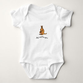 Body Para Bebê Meu Pequeno Kangaroo Bodysuit