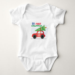 Body Para Bebê Meu primeiro biquinho de Natal