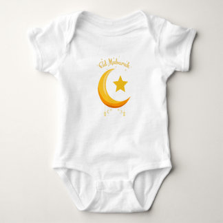 Body Para Bebê Meu Primeiro Eid Ramadan Moon Islam Bebê Bodyfato