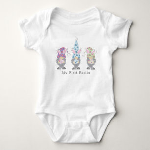 Body Para Bebê Meu Primeiro Gnomo De Coelhinhos Da Páscoa
