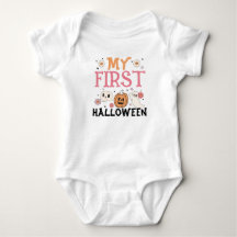 Meu Primeiro Halloween Abóbora Fantasma Groovy Fof