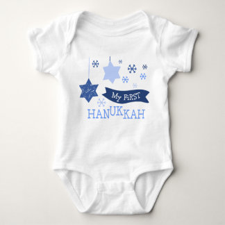 Body Para Bebê Meu Primeiro Hanukkah Bebê Bodô