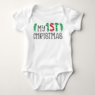Body Para Bebê Meu Primeiro Natal