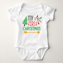 Body Para Bebê Meu Primeiro Natal