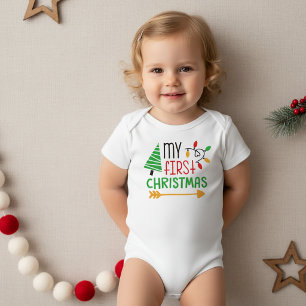 Body Para Bebê Meu Primeiro Natal