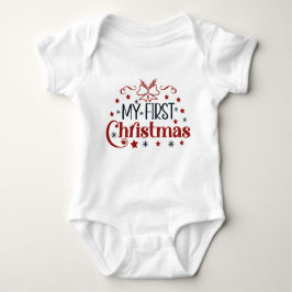 Body Para Bebê Meu Primeiro Natal
