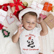 Meu Primeiro Natal Beary – Panda com Chapéu de Pap