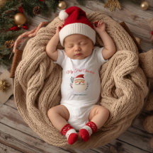 Meu Primeiro Natal Papai Noel – Personalizado 