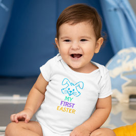 BODY PARA BEBÊ MEU PRIMEIRO PÁSCOA