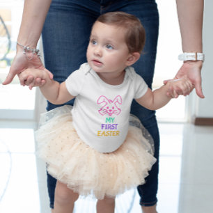 BODY PARA BEBÊ MEU PRIMEIRO PÁSCOA