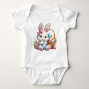 Body Para Bebê Meu Primeiro Páscoa 2026 Bodysuit Personalizado No