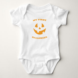 Body Para Bebê Meu Primeiro Traje de Halloween Bebê Menino Menina