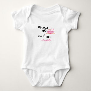 Body Para Bebê Meu segundo ano de vida