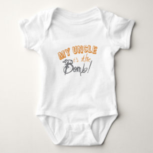 Body Para Bebê meu tio é a bomba