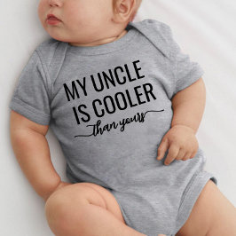 Body Para Bebê Meu tio é mais legal que o seu