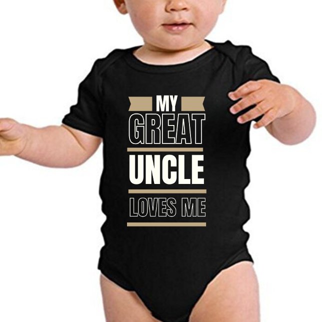 Body Para Bebê Meu tio Excelente ama meu (Criador carregado)