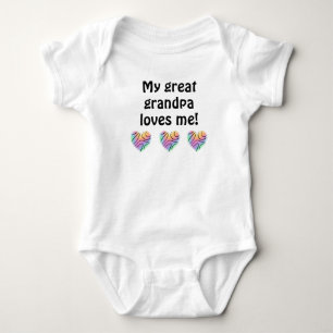 Body Para Bebê Meu Vovô Excelente Me Ama Bebê Roupa De Bebê