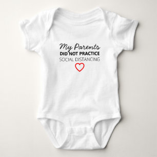 Body Para Bebê Meus Pais Não Praticaram Um Bab De Distância Soc