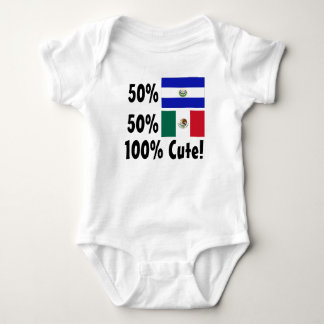 Body Para Bebê Mexicano 100% de 50% Salvadorenho 50% bonito