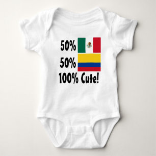 Body Para Bebê Mexicano colombiano 100% de 50% 50% bonito