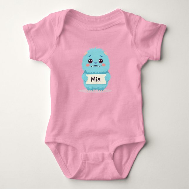 Body Para Bebê Mia's Magical Monster Friend (Frente)