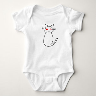Body Para Bebê Miau! Bonito para bebê