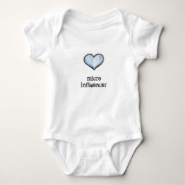 Body Para Bebê Micro Influencer do bebê do Bodysuit