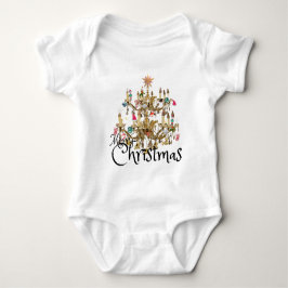 Body Para Bebê Mikitiez classicwhitechristmas light jollyholly