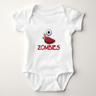 BODY PARA BEBÊ MIM ZOMBIS DO CORAÇÃO