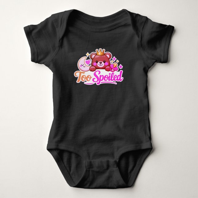 Body Para Bebê Mimado demais  (Frente)