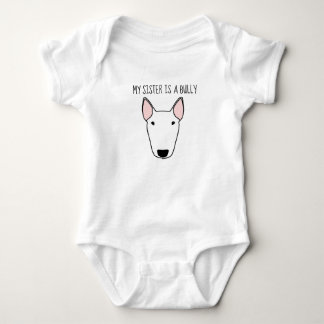Body Para Bebê Minha irmã é uma intimidação Babygrow