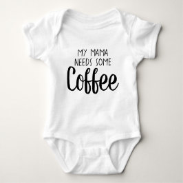 Body Para Bebê Minha Mãe Precisa De Café