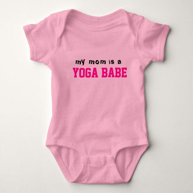 Body Para Bebê Minha mamã é um BORRACHO da IOGA (Frente)