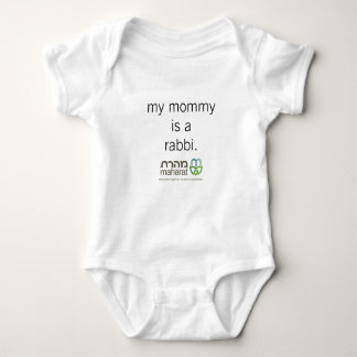 Body Para Bebê Minha mamãe é um Bodysuit da criança do rabino