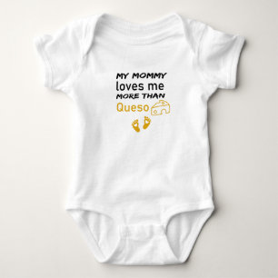 Body Para Bebê Minha Mamãe Me Ama Mais Que Queso Cute Baby